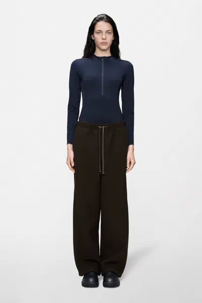 Rains Fleece Pants In Bark