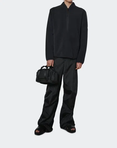 Rains Fleece Pullover In Black