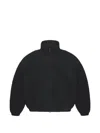 Rains Fleece-texture High-neck Jacket In Multi
