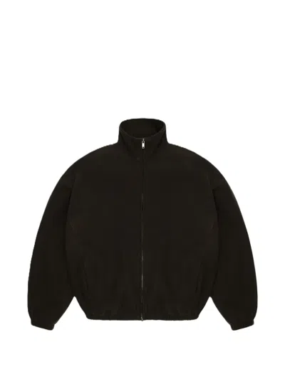 Rains Fleece-texture High-neck Jacket In Multi