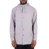 Rains Flint Waterproof Hooded Rain Jacket In Purple