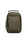 Rains Front-zip Backpack In Green