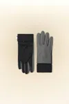 Rains Gloves In Grey In Grey