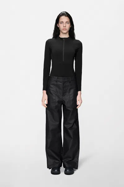 Rains Heavy Woven Pants Straight In Black