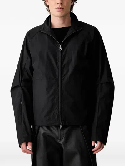 Rains High-neck Lightweight Jacket In Black