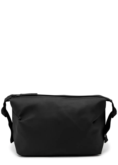 Rains Hilo Rubberised Wash Bag In Black