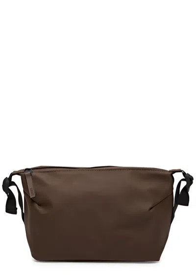 Rains Hilo Rubberised Wash Bag In Brown