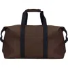 Rains Hilo Waterproof Weekend Bag In Brown