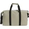 Rains Hilo Waterproof Weekend Bag In Drift