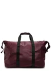 Rains Hilo Weekend Rubberised Holdall In Burgundy