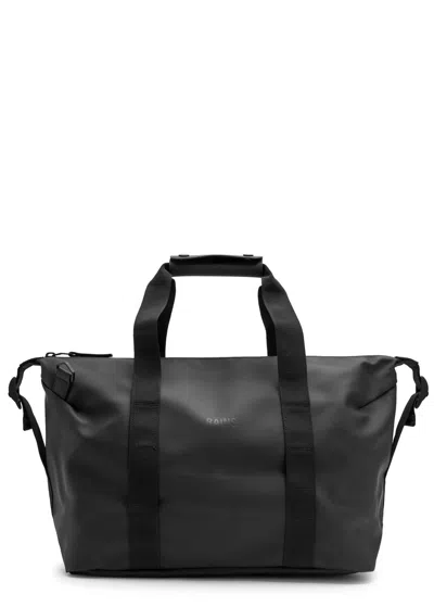 Rains Hilo Weekend Small Rubberised Holdall In Black