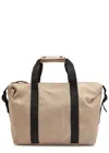 Rains Hilo Weekend Small Rubberised Holdall In Sand