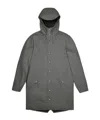Rains Hooded Casual Jacket In Black