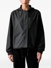 Rains Hooded Drawstring Jacket In Multi