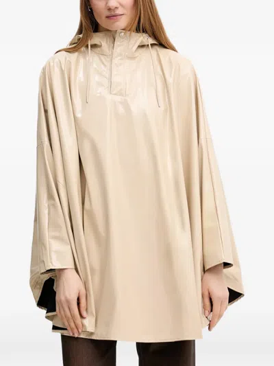 Rains Oversized-cape Mit Kapuze In Brown