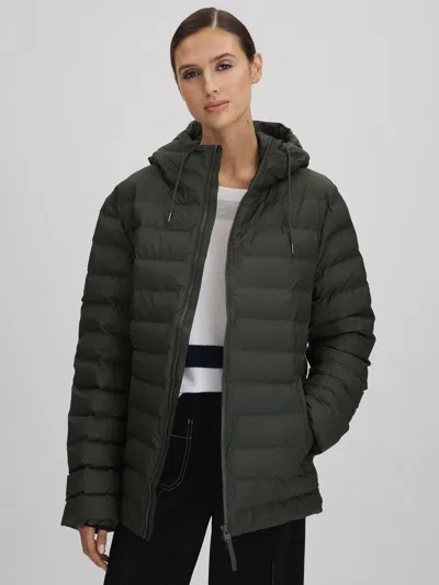 Rains Hooded Puffer Jacket