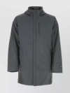 RAINS HOODED RAINCOAT WITH FRONT POCKETS