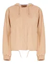 Rains Hooded Snap-button Rain Jacket In Neutral