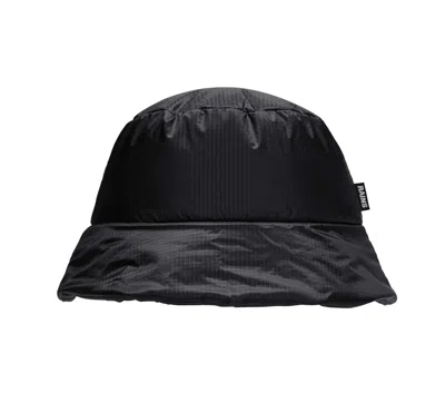 Rains Insulated Ripstop Bucket Hat In Black