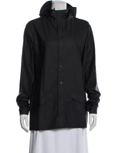 Pre-owned Rains Jacket In Black