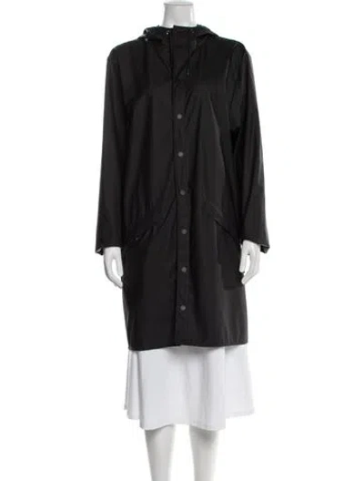Pre-owned Rains Jacket In Black