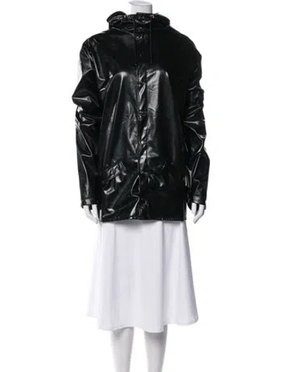 Pre-owned Rains Jacket In Black