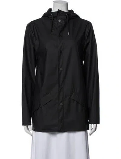 Pre-owned Rains Jacket In Black