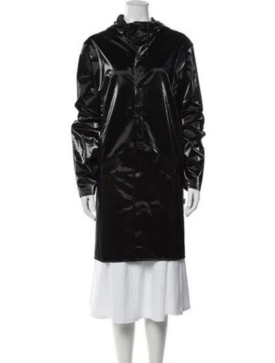 Pre-owned Rains Jacket In Black