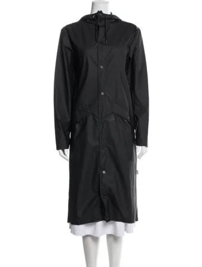 Pre-owned Rains Jacket In Black