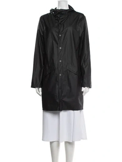 Pre-owned Rains Jacket In Black