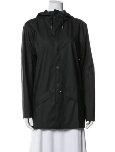 Pre-owned Rains Jacket In Black