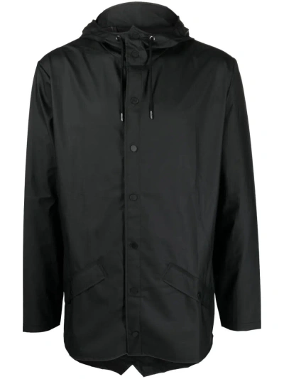 Rains Jacket In Black  