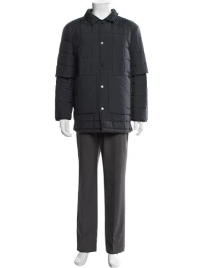Pre-owned Rains Jacket In Blue