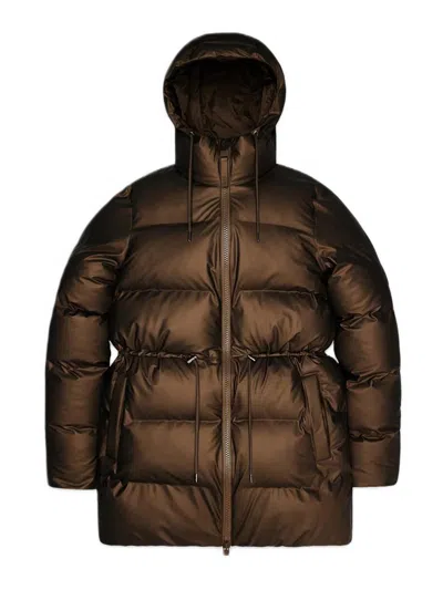 Rains Jacket In Brown