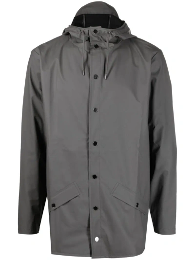Rains Jacket In Grey
