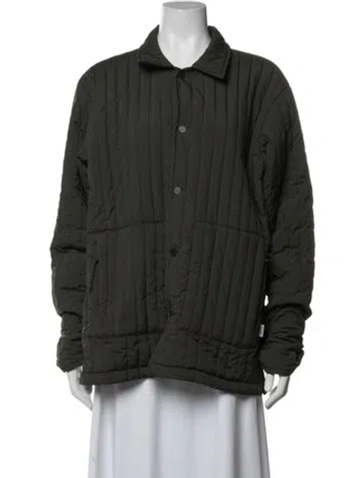 Pre-owned Rains Jacket In Green