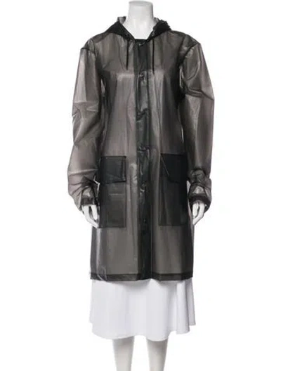 Pre-owned Rains Jacket In Grey