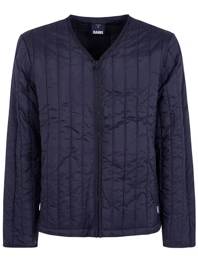 Rains Jacket Liner "t1 Banja" In Blue