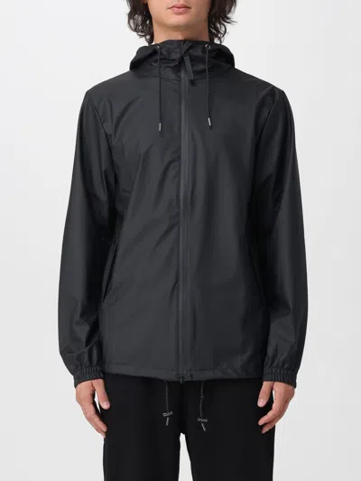 Rains Jacket Men Color Black In Blue