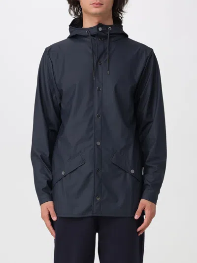 Rains Jacket Men Color Blue