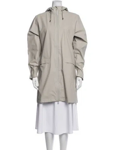 Pre-owned Rains Jacket In Neutrals