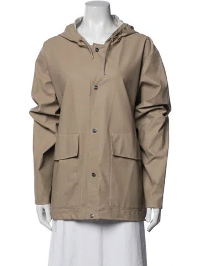 Pre-owned Rains Jacket In Neutrals