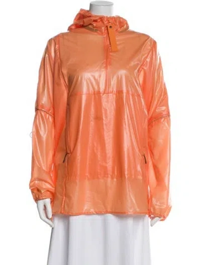 Pre-owned Rains Jacket In Orange