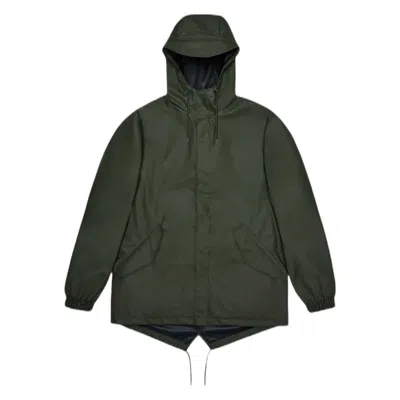 Rains Fishtail Jacket In Green