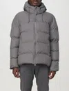 Rains Alta Quilted Rubberised Coat In Grau