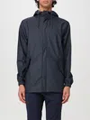 Rains Fishtail Jacket In Navy