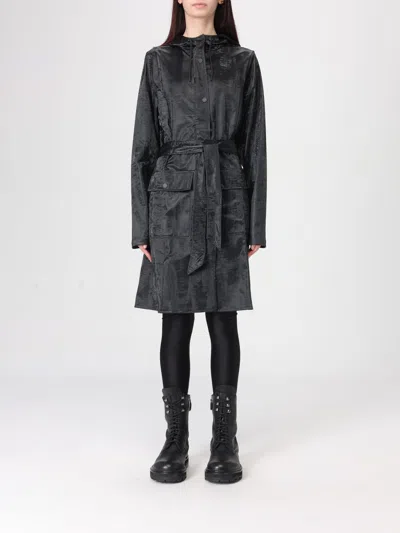 Rains Coat Woman  In Black