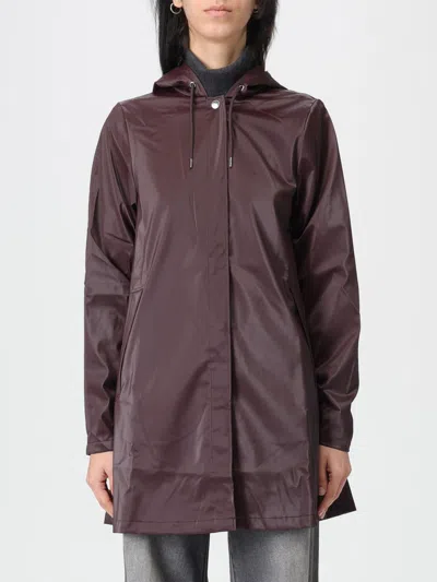 Rains Jacket  Woman Color Burgundy