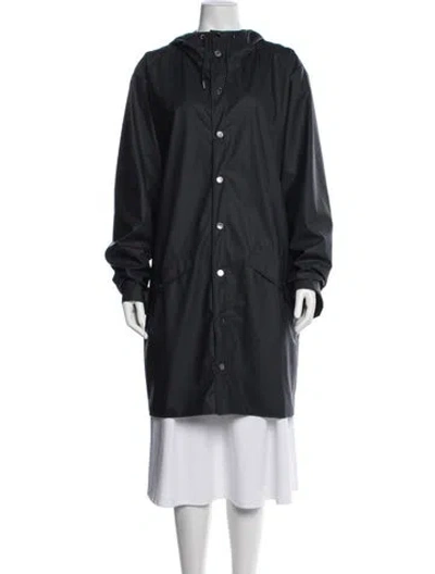 Pre-owned Rains Jacket W/ Tags In Blue