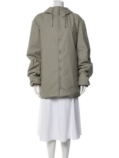 Pre-owned Rains Jacket W/ Tags In Gray